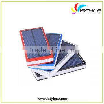 Li-polymer battery solar charger 11000mAh mark 20000mah