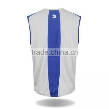 Custom Made Gym Stringer Sports Vest Men Sleeveless Shirts photo-2