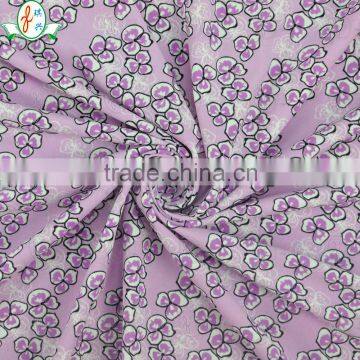 4 Way Stretch Printed Fabric Polyamide Elastane Pretty Flower Underwear Fabric Elastic Fashion Underwear Fabric