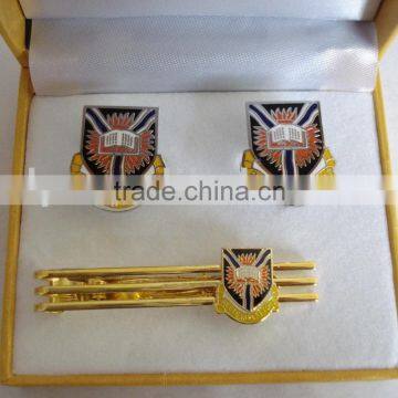 tie clip cufflink with box