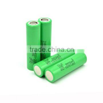 In Stock Green Samsugn INR18650-25R 2500mAH 35Amps 18650 3.7V rechargeable battery