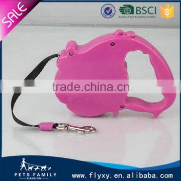 Good quality manufacture fashion printed retractable dog leash