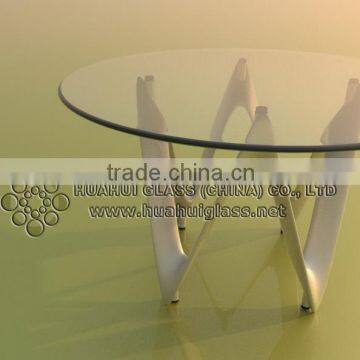 good quality tempered table top glass with Certificate EN12150,CE