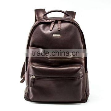 Supplier Good-Looking Newest Model Men Luxury 100 % Black Genuine Leather Backpack photo-3