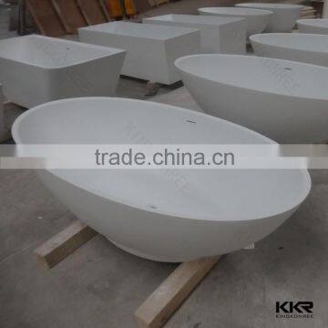 Acrylic corner solid surface bathtub resin stone bath