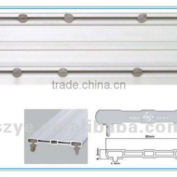 SDC02 plastic double window track PVC track plastic curtain rod