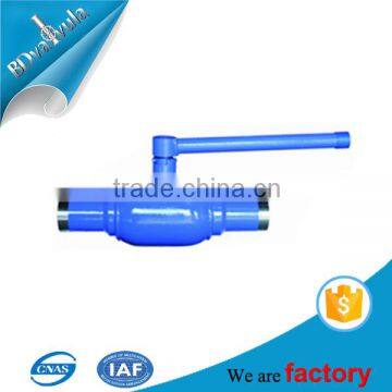 WELDED End Ball Structure Valve for Water Pipe Dn25mm