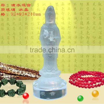 Factory Hot Salea!!! Religous Crystal Liuli Lady Statue