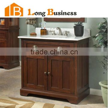 LB-LX2059 Oak Vanity Wooden Painting Solid Wood Bathroom Vanity