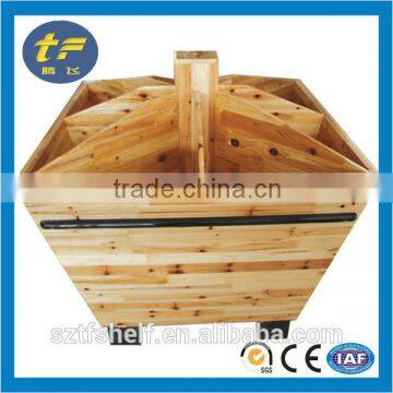 2014 Hot Sale Rice Cereals Wood Shelf For Supermarket