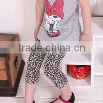 fashionable children's leopard printed leggings