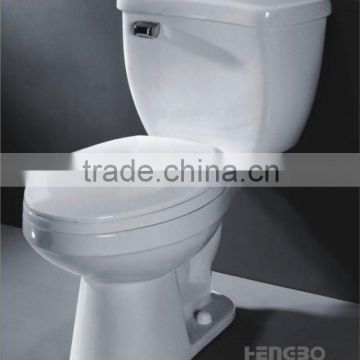 Siphonic two-piece toilet