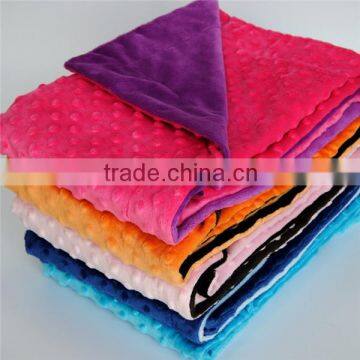 2016 Wholesale Super Soft Winter Used Minky Security Baby Girl Blanket