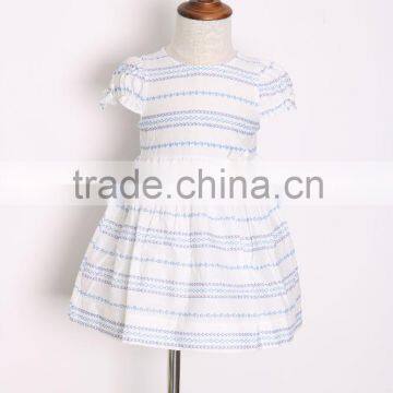 Summer New Design Kid's Dress 100% Cutton Material Kid's Clothes 2016 Wholesale in China