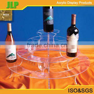 Manufacturing plexiglass wine bottle holder,acrylic wine bottle holder