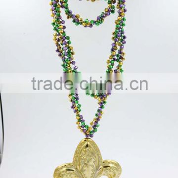 carnival party Bead chain necklace colorful beads knot necklaces