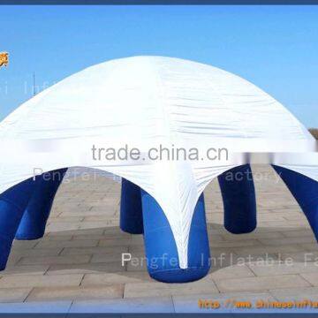 PVC inflatable dome tent for sale, camping/party white color tent