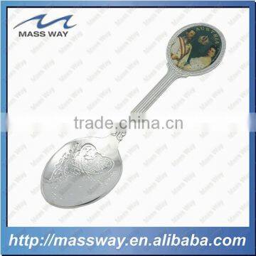 cool engraved custom food grade stainless steel fruit spoon