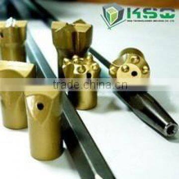 hex mining rock drill tapered steel rods, shank22x108mm(7/8"x4 1/4")