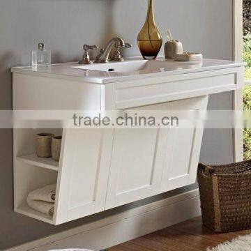 White finishes ADA hotel bathroom furniture