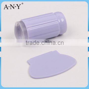 ANY Clear Silicone Stamping Head Plastic Handle Nail Art Stamping Nail Art Stamper