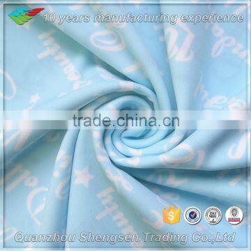 Best Quality Print Letter Fabric for Sportswear Swimsuits