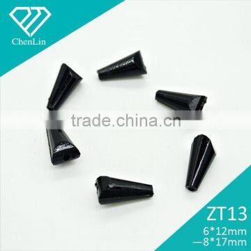 ZT13 Beads Button AB White Sew on Acrylic Rhonestones Beads Shoe Garment Decorative DIY Craft Fitting