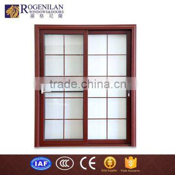 ROGENILAN 80# teak wood designer villa restaurant modern aluminum entry door