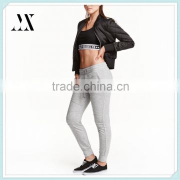 High Quality Plain Womens Gym Sweatpants Tapered Jogger Pants Slim Fit Womens Joggers