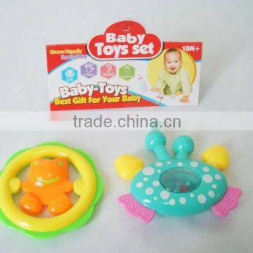 all kinds of plastic baby rattle toys (baby shaking bell toys, baby toys).