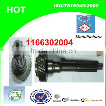 Higer Bus S6-150/QJ1506 Gear Shaft Factory 1166302004 With ISO/TS16949:2009