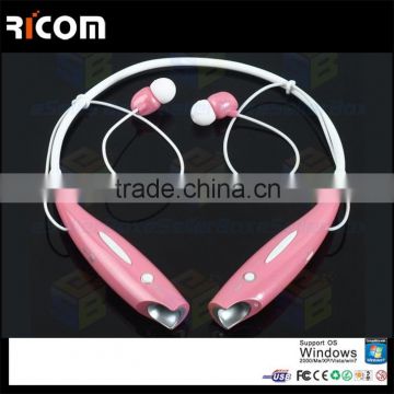 hi blue bluetooth headset wireless for all phone,bluetooth headset two way radio,mobile phone bluetooth headset--BTH-216--Ricom