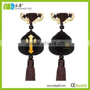 Eco-friendly Europe and America Style Cross Religious Car Hanging Pendant Made by Activated Carbon photo-3