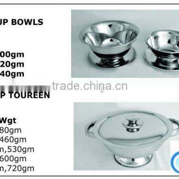 STAINLESS STEEL SOUP BOWLS