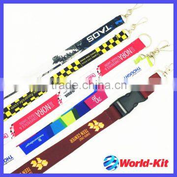 Custom dye sublimation lanyard with logo