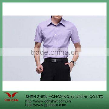 Purple Men Office Dress Shirts Made of 100% Cotton