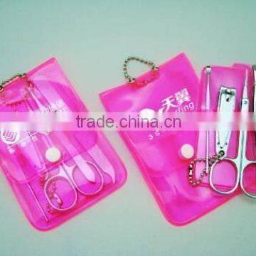 5pcs stainless steel good quality beauty nail manicure sets/nail kits