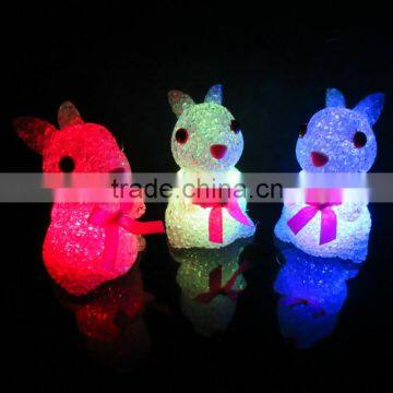 Toy08 Hot sale animal Colorful LED Color Changing Night Light Table Lamp Decor Toy