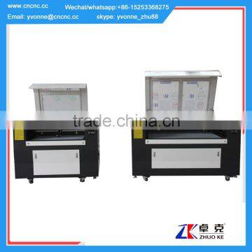 color optional plywood laser cutting machine with big power laser tube ZK-9060/1390