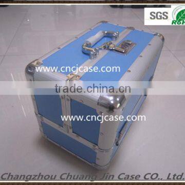 High-end Fashion of Blue Aluminum Beauty Case photo-2