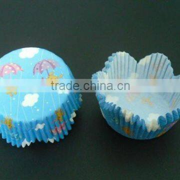 Blue Pikachu Petal Cupcake Liners cases Baking Cups for baby showers