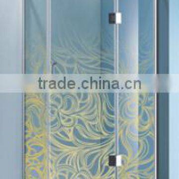 showerroom glass , ceramic digital print design, hot bend glass, Tempered glass