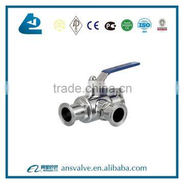 Sanitary Threaded 3 Ways Ball Valve photo-6