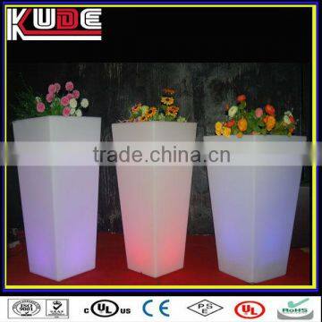 Luminous Flowerpot indoor&outdoor decorative flowerpot/beautiful flowerpots/plastic rectangular flowerpot