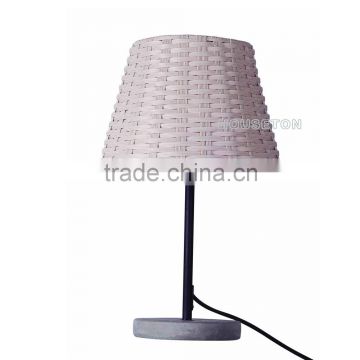 Modern house plastic shade woven lamp shade,Plastic shade woven lamp shade,Woven lamp shade T1004