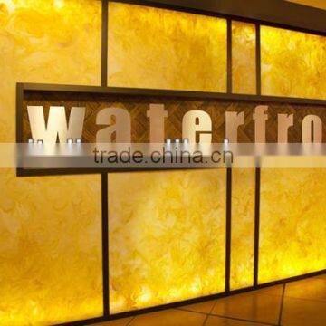 Decorative Translucent Faux Alabaster Sheet/Panel for Backlit Walls