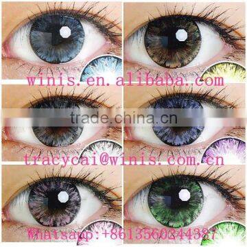 wholesale shinning big eye colored contact lens