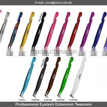 S - Shapped Volume Lash Tweezers / L Type Volume Lash Tweezers For 3D - 6D Eyelash Extensions From Zona Pakistan