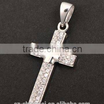 Factory Manufacturer Boys sterling hip silver cross Shape pendants