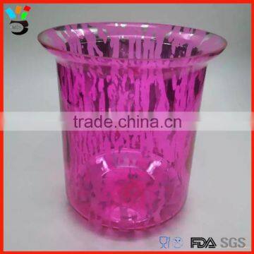 Celebrating Beautiful Decoration Aboral Design Handmade Color Glass Tint Candle Holder